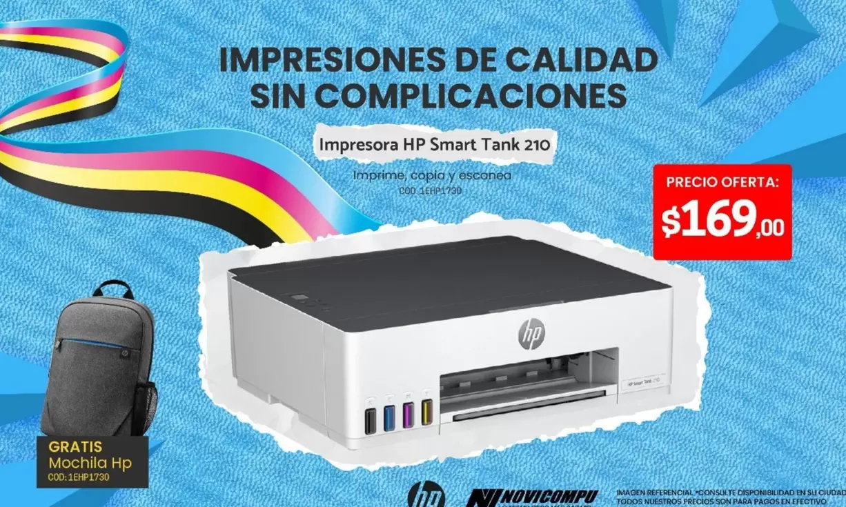 HP - Smart Tank 210