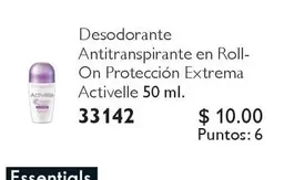Antitranspirante en Roll-On Protección Extrema
