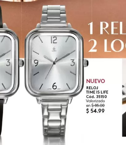 RELOJ TIME IS LIFE Cód. 35150