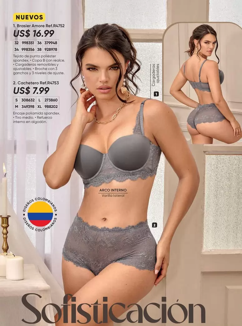 copa - Brasier Amore Ref.84752, Cachetero Ref.94753
