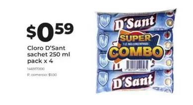 Cloro sachet