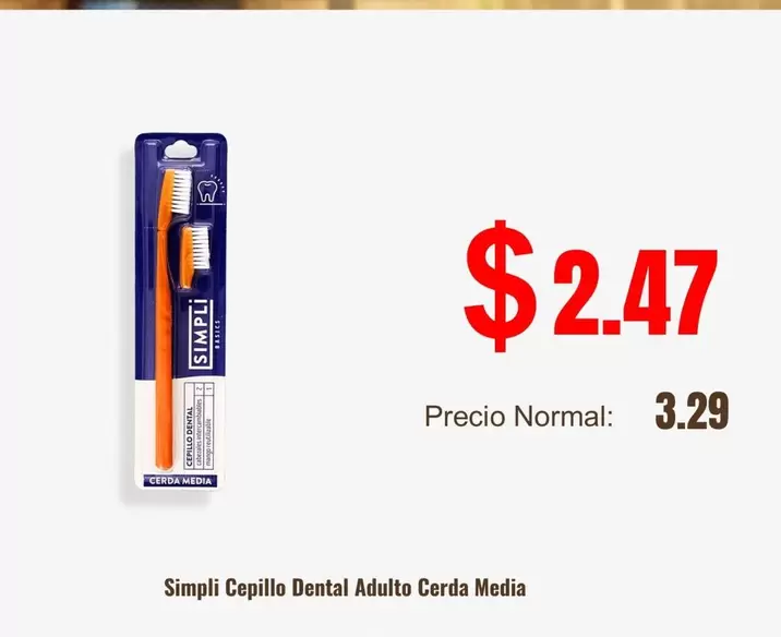 Cepillo Dental Adulto Cerda Media