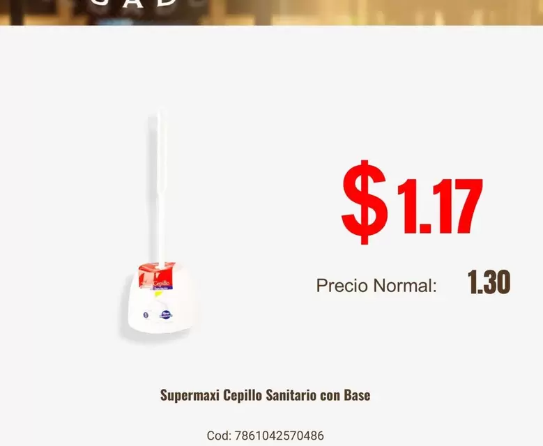Cepillo Sanitario con Base