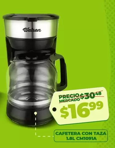 CAFETERA CON TAZA 1.8L CM1091A