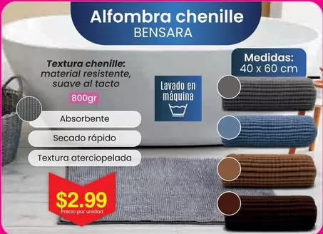 Alfombra chenille