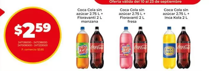 Coca Cola -  sin azúcar