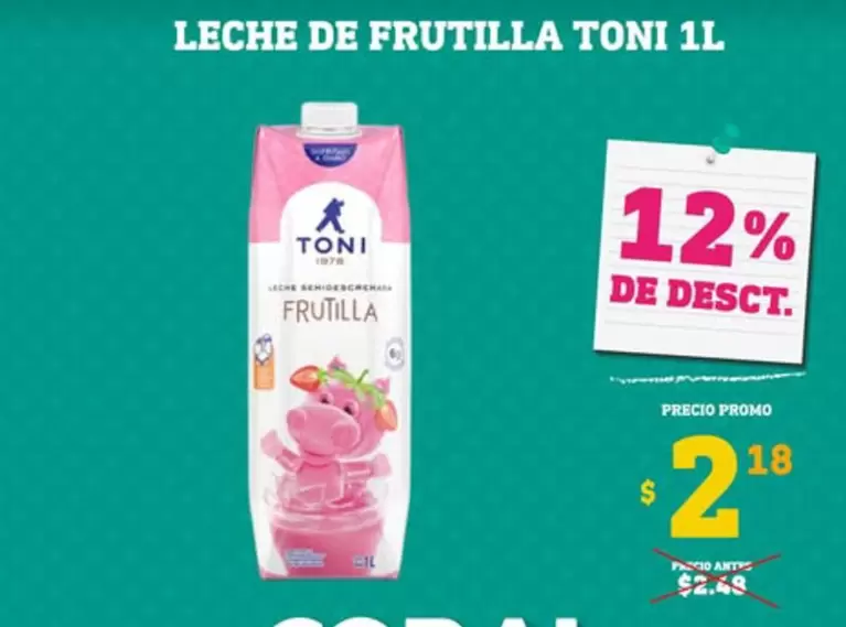 LECHE DE FRUTILLA