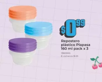 Repostero plástico