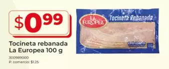 Tocineta rebanada