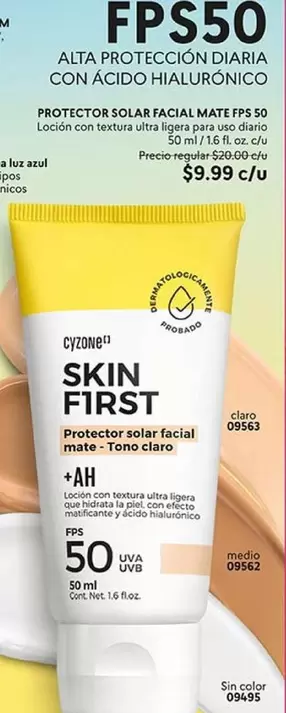 mate - PROTECTOR SOLAR FACIAL MATE FPS 50