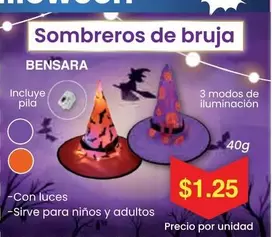 Sombreros de bruja