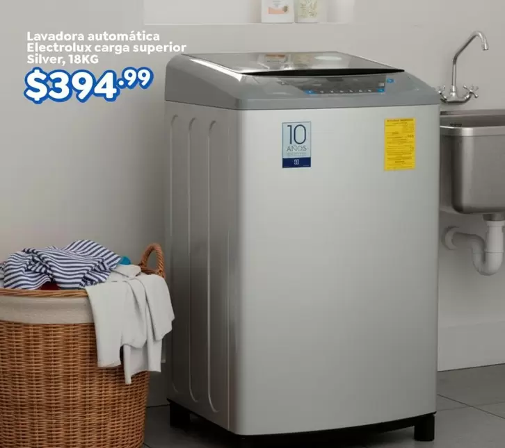 Lavadora automática carga superior