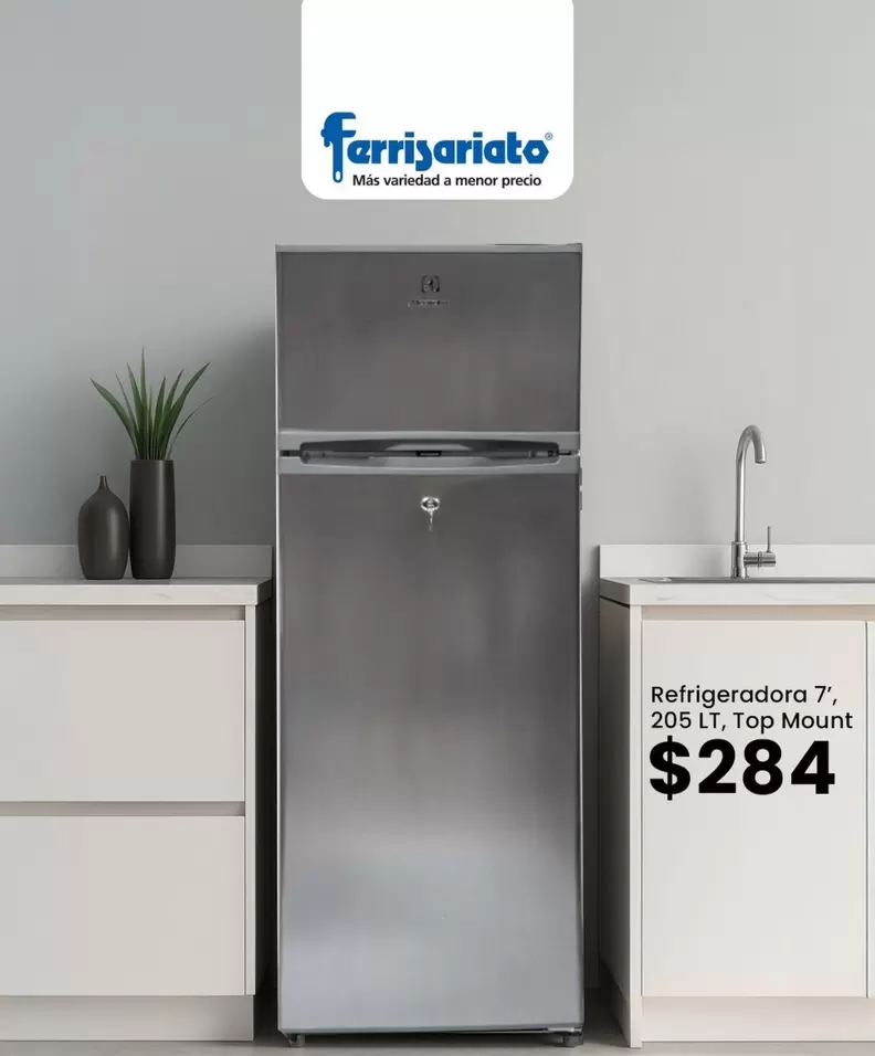 Refrigeradora 7, 205 LT, Top Mount
