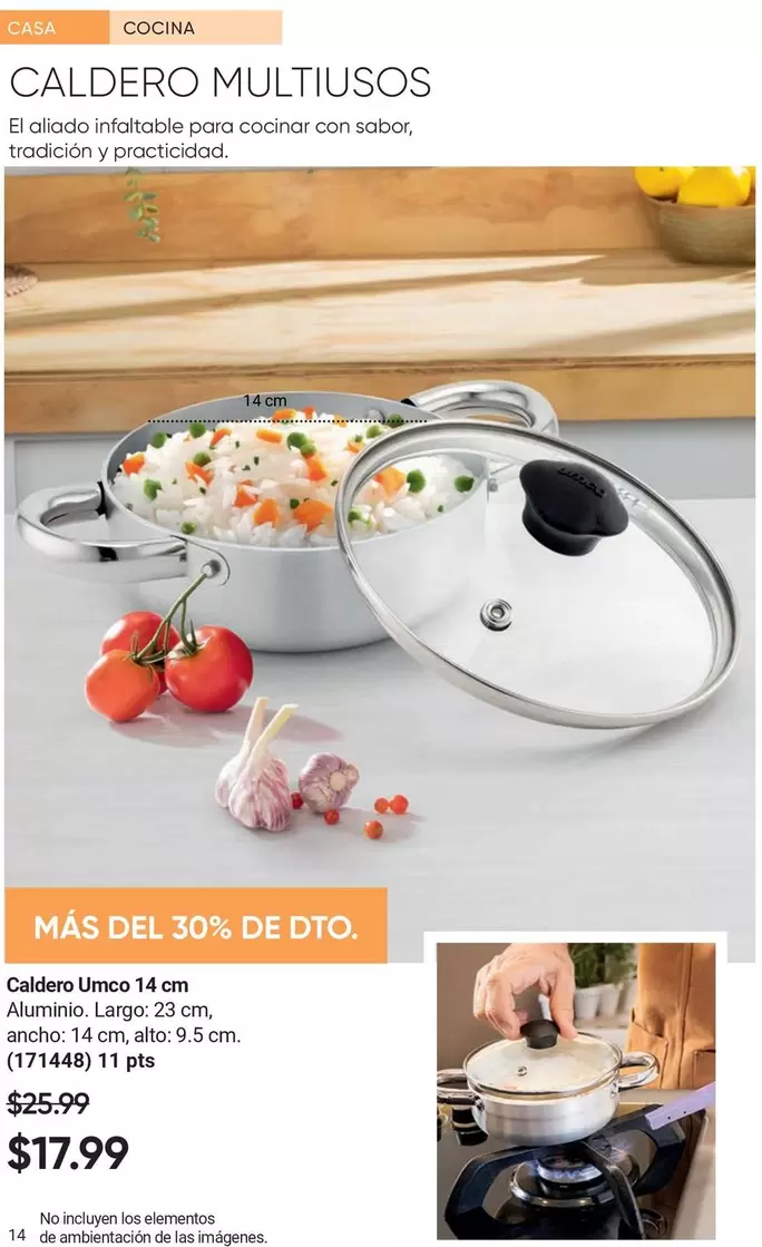 Umco - Caldero  14 cm