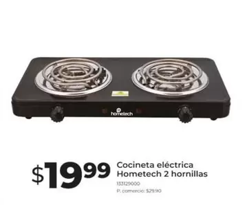 Cocina eléctrica 2 hornillas