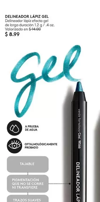 Verde - DELINEADOR LAPIZ GEL
