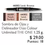 Perfect - Sombra de Ojos y Delineador Dúo Colour Unlimited THE ONE 1.25 g