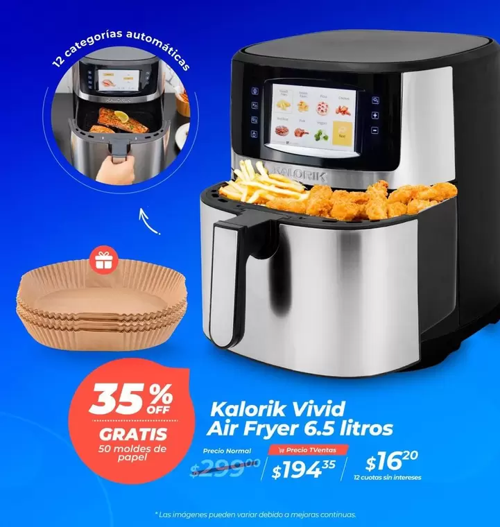 Imágenes - Air Fryer 6.5 litros