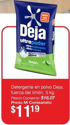 Detergente en polvo