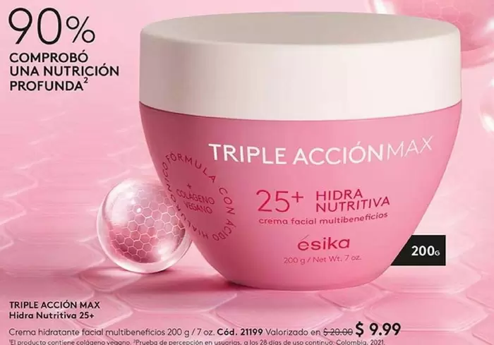 Colombia - TRIPLE ACCIÓN MAX Hidra Nutritiva 25+