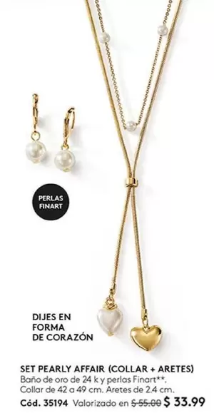 Finart - PEARLY AFFAIR (COLLAR + ARETES)