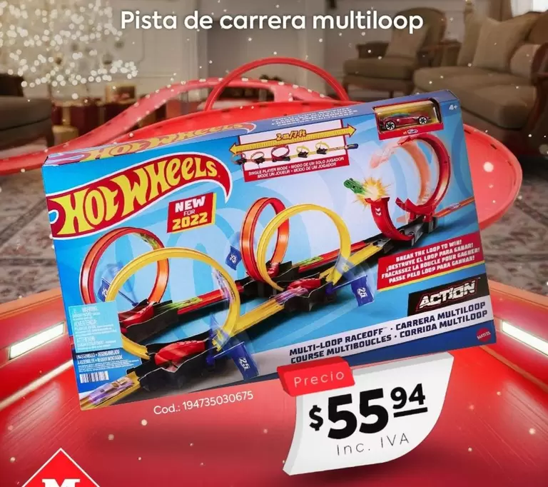 Mattel - Pista de carrera multiloop