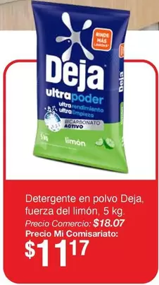 Detergente en polvo