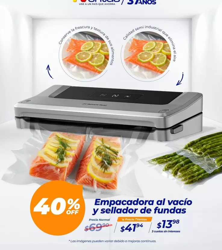 Imágenes - Empacadora al vacío y sellador de fundas