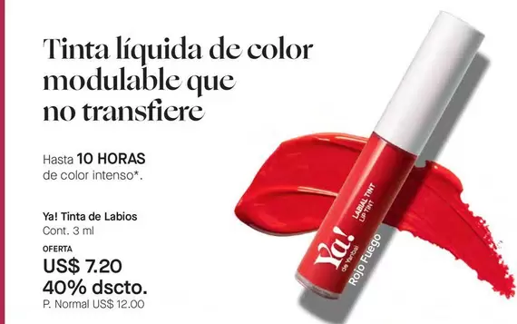 Rojo - Tinta de Labios
