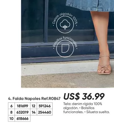Falda Napoles Ref.R0847