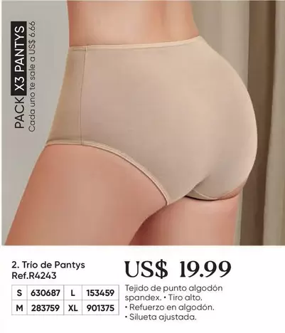 uno - Trio de Pantys