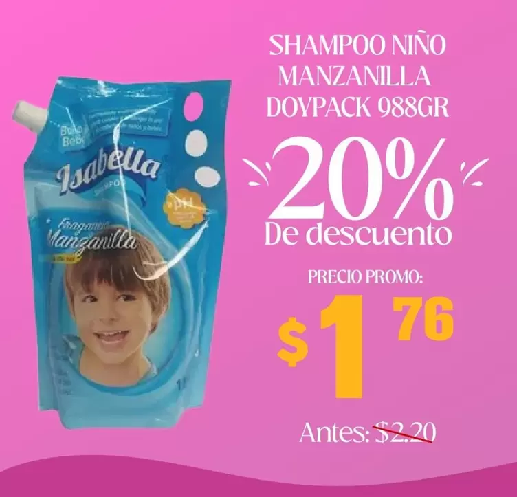 SHAMPOO NINO MANZANILLA DOYPACK