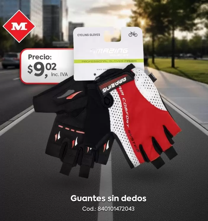 Guantes sin dedos