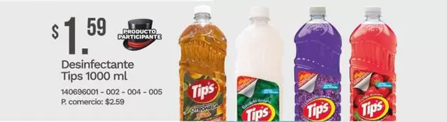 Desinfectante Tips 1000 ml