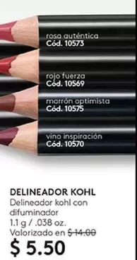 Rosa - DELINEADOR KOHL