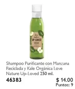 Love - Shampoo Purificante con Manzana Reciclada y Kale Orgánica  Nature Up-d