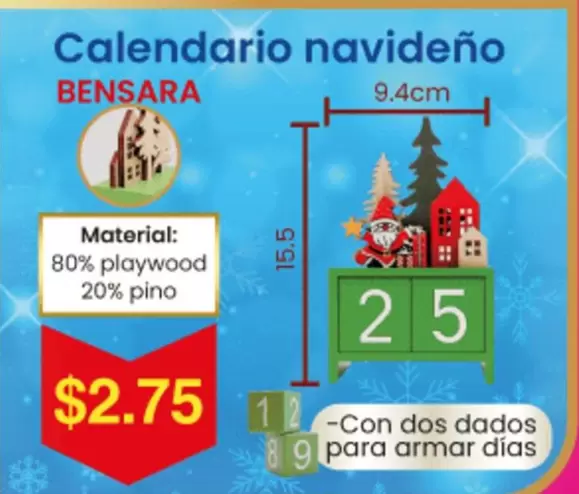 Calendario navideño