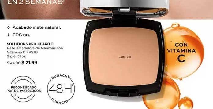 mate - SOLUTIONS PRO CLARITE Base Aclaradora de Manchas con Vitamina C FPS30