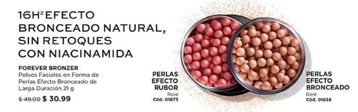 PERLAS EFECTO RUBOR, PERLAS EFECTO BRONCEADO