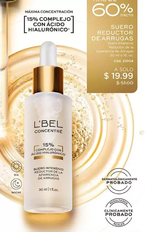 L'bel - SUERO REDUCTOR DE ARRUGAS