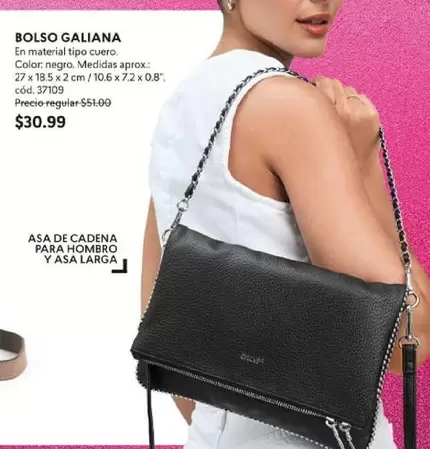 Negro - BOLSO GALIANA