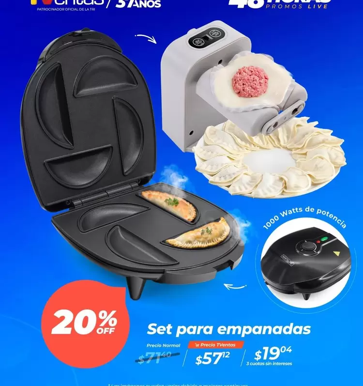 Set para empanadas
