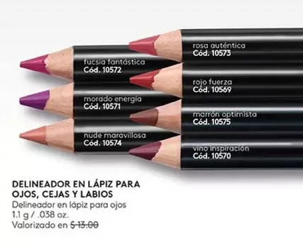 Rosa - DELINEADOR EN LÁPIZ PARA OJOS, CEJAS Y LABIOS