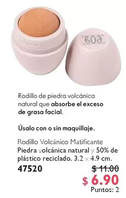 Rodillo Volcánico Matificante