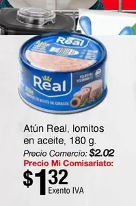 Real - Atún, lomitos en aceite