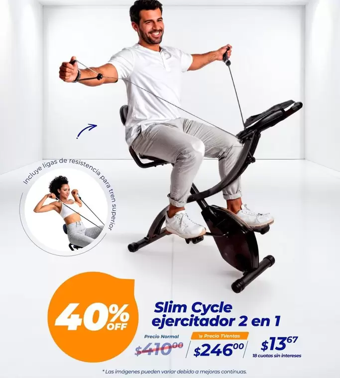 Imágenes - Slim Cycle ejercitador 2 en 1