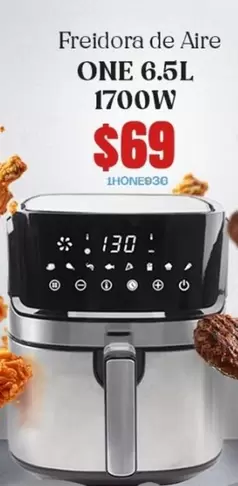Freidora de Aire ONE 6.5L 1700W