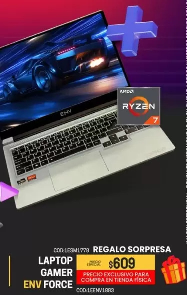 LAPTOP
GAMER
ENV FORCE