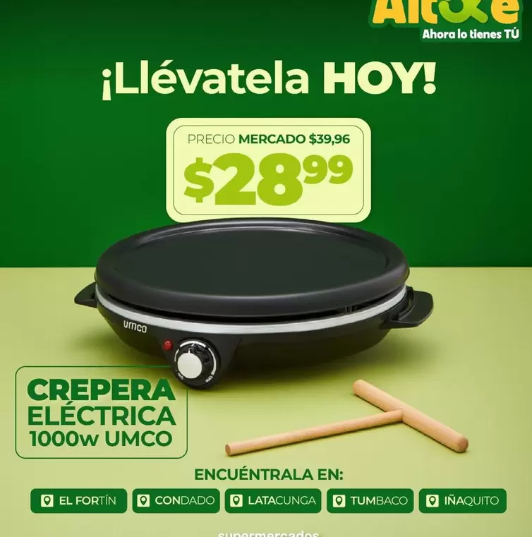 Umco - CREPERA ELÉCTRICA
