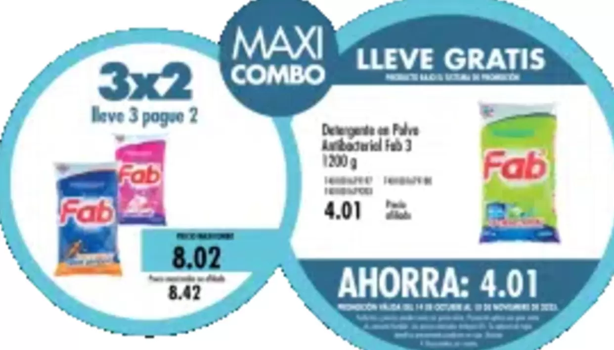 Detergente en Polvo Antibacterial